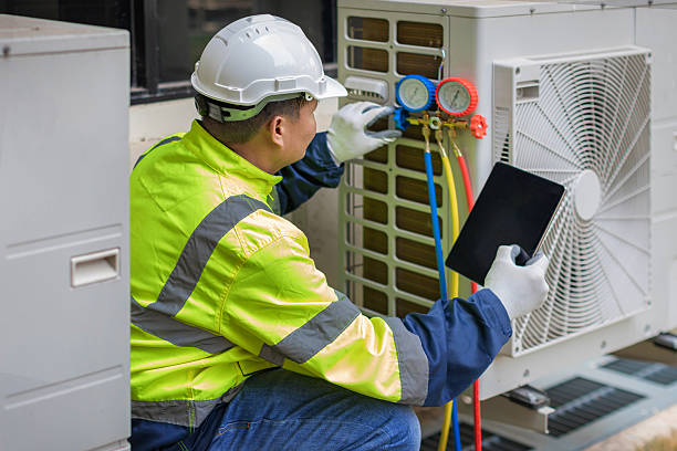 Professional Hvac technician working in Monroe, WI